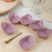 Dish For Nuts / Sauce Small Purple Color 8 Cm 6 Pieces Gondol