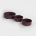 Nuts / Sauce Dish Purple Stackable 3 Pieces