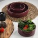 Nuts / Sauce Dish Plum Red Stackable 3 Pieces