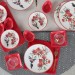 Pomegranate Breakfast Set 21 Pieces For 4 Persons - 19154