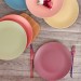 Serving Plate Rainbow Color Matt Gloss 25 Cm 6 Pieces 960/990 Ege