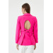 Low Back Blazer Fuchsia Women's Jacket