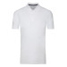 Süvari 100% Cotton Slim Fit Polo Neck White Men's T-Shirt