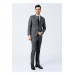 Men's Formal Suit Set Comfortable Mold Without Jacket Embroidered Black Süvari 4 Drop