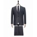 Gray Embroidered Slim Fit Blazer Men's Formal Suit Set Süvari 6 Drop