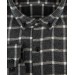 Süvari Gray Men's Plus Size Plaid Flannel Shirt