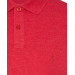 Süvari Wide Cut Polo Collar Red Men's T-Shirt