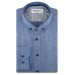 Süvari Slim Fit Oxford Long Sleeve Blue Shirt