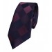 ربطة عنق رجالية صناعة يدوية لون عنبي