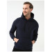 Süvari Hooded Collar Regular Fit Plain Navy Blue Sweatshirt