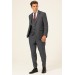 Slim Fit Gray Vest Suit- Süvari