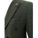 Süvari Slim Fit Double Breasted Green Woolen Coat