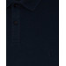 Süvari Slim Fit Honeycomb Patterned Polo Neck Navy Blue Men's T-Shirt