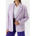 One Button Blazer Lilac Women's Jacket