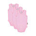 Snap Fastener Body 3-Pack - Pink 0-3-6-9 Months