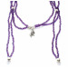 925 Sterling Silver Amethyst Stone Long Necklace
