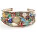 Sultan Halima Bracelet With Enamel And Flowers - Nusret Taki Jewelry