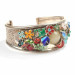 Sultan Halima Bracelet With Enamel And Flowers - Nusret Taki Jewelry