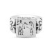 925 Sterling Silver Egyptian Hieroglyphic Ring