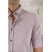 Advante Slimfite Collar Buttoned Summer Linen Men's Shirt