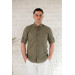 Textured Slimfite Men's Shirt With Advante Collar Buttons