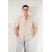 Textured Slimfite Men's Shirt With Advante Collar Buttons