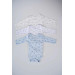 3-Piece Mixed Pattern Long Sleeve Baby Snapped Body