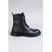 Lace-Up Leather Men's Boots