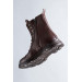 Lace-Up Leather Men's Boots