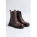 Lace-Up Leather Men's Boots