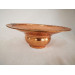 : A Dish With A Concave Inside For Serving Rice Or Kebab, Made Of Copper, In The Shape Of An Old Heritage