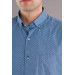 Bican Classic Cut Patterned Long Sleeve Shirt With Pockets