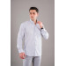 Bican Classic Cut Patterned Long Sleeve Shirt With Pockets