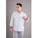 Bican Classic Cut Patterned Long Sleeve Shirt With Pockets