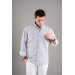 Bican Classic Cut Patterned Long Sleeve Shirt With Pockets