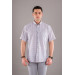 Bican Classic Cut Men's Shirt With Pocket Plaid Pattern Cotton