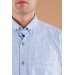 Bican Classic Cut Shirt With Pocket Patterned Cotton Long Sleeve Shirt