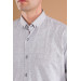 Bican Classic Cut Shirt With Pocket Patterned Cotton Long Sleeve Shirt