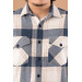 Bican Oversized Double Pocket Men's Lucker Shirt