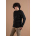 Cycle Collar Lycra Microfilament Fabric Slimfit Men's Sweatshirt