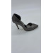 Women's Shoes With High Heels, Silver Color, Suitable For Evenings And Parties, Çagatay 052