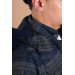 Double Pocket Slimfit Hooded Men's Lumberjack Shirt