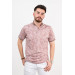 Patterned Lycra Digital Printed Slimfit Men's T-Shirt