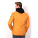 Men's Quilted Coat With Stand Up Collar Pocket Covered Regular Fit Zipper