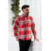 Dorss Slimfit Double Pocket Plaid Men's Lumberjack Shirt