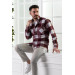 Dorss Slimfit Double Pocket Plaid Men's Lumberjack Shirt