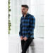 Dorss Slimfit Plaid Men's Lumberjack Shirt