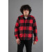 Dorss Slimfit Plaid Men's Lumberjack Shirt