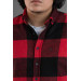 Dorss Slimfit Plaid Men's Lumberjack Shirt