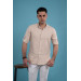 Dorss Slimfit Collar Linen Summer Men's Shirt